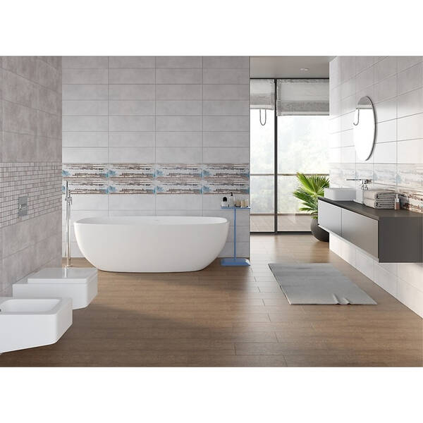 Декор Cersanit Snowdrops Inserto Lines 20x60 см, фото 2