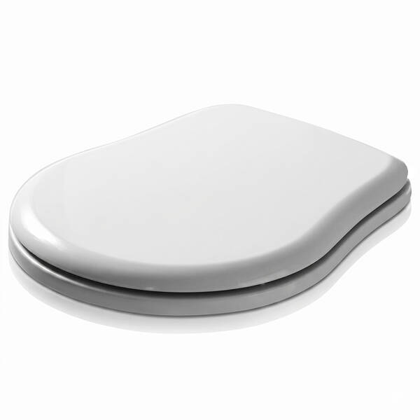 Крышка для унитаза Kerasan Retro 1087 01 soft close, белая/золото
