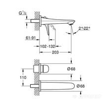 Смеситель для раковины Grohe Eurostyle 29097ls3, фото №2