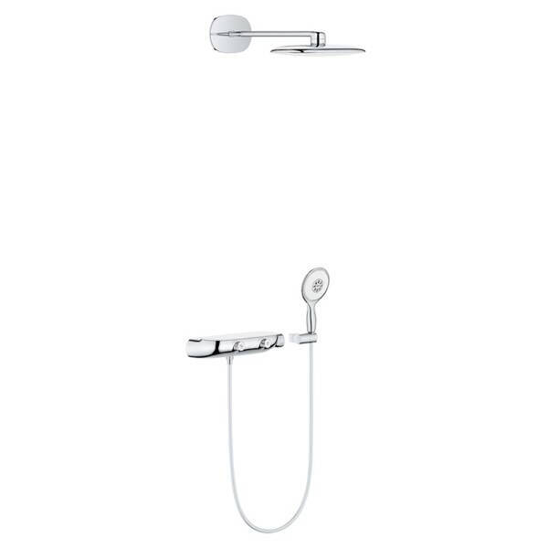 Душова система Grohe Rainshower System 26446LS0 з термостатом, фото 1