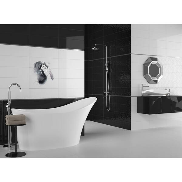 Плитка Cersanit Simple Art White Glossy 20x60 см, фото 2