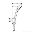 Душевой набор Hansgrohe Croma Select E 26425400 Vario/Porter'S, фото 3