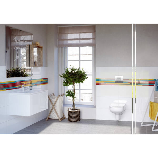 Фриз Opoczno Glass Silver Border New 2x60 см, фото 3