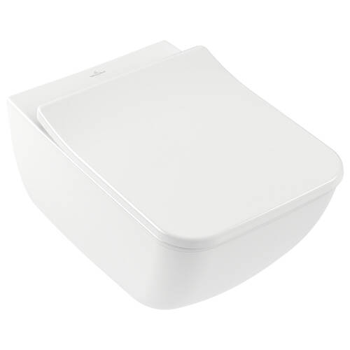 Унітаз підвісний Villeroy&Boch Venticello 4611RSR1 CeramicPlus із сидінням Soft Close, QuickRelease, фото 1