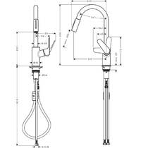 Змішувач для кухні Hansgrohe Focus 31815800, фото №2