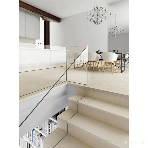 Керамограніт Exagres Marbles Crema Marfil 60x120 см, фото 2
