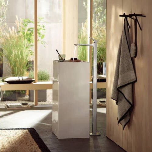 Змішувач для раковини Hansgrohe Metropol 32530000 підлоговий, хром, фото 3