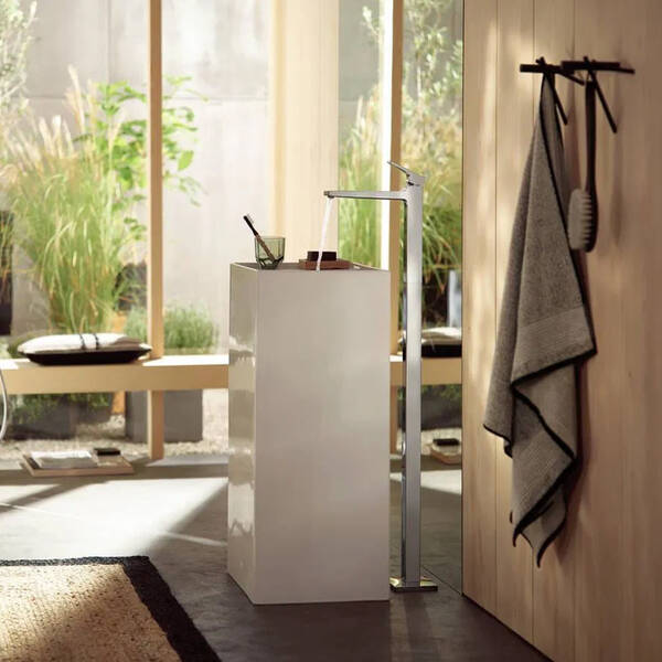 Змішувач для раковини Hansgrohe Metropol 32530000 підлоговий, хром, фото 3