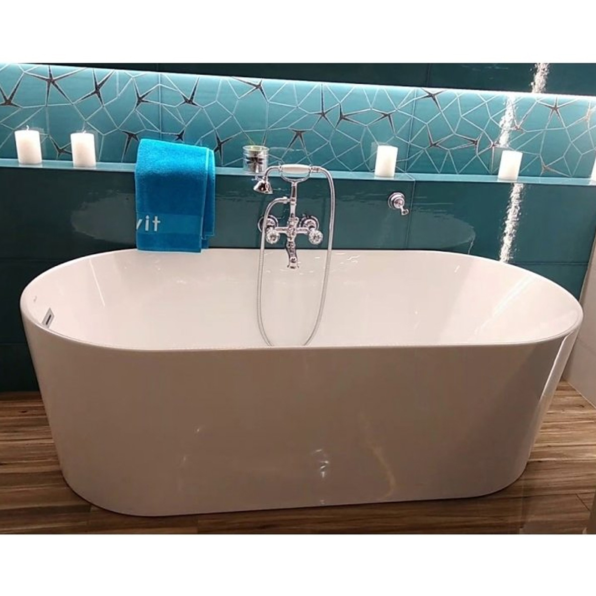 17080136 OVALE Ванна окремостояча 169,5x80,5 см (1 сорт)