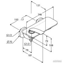 Смеситель для душа Kludi Balance 527100575, фото №3