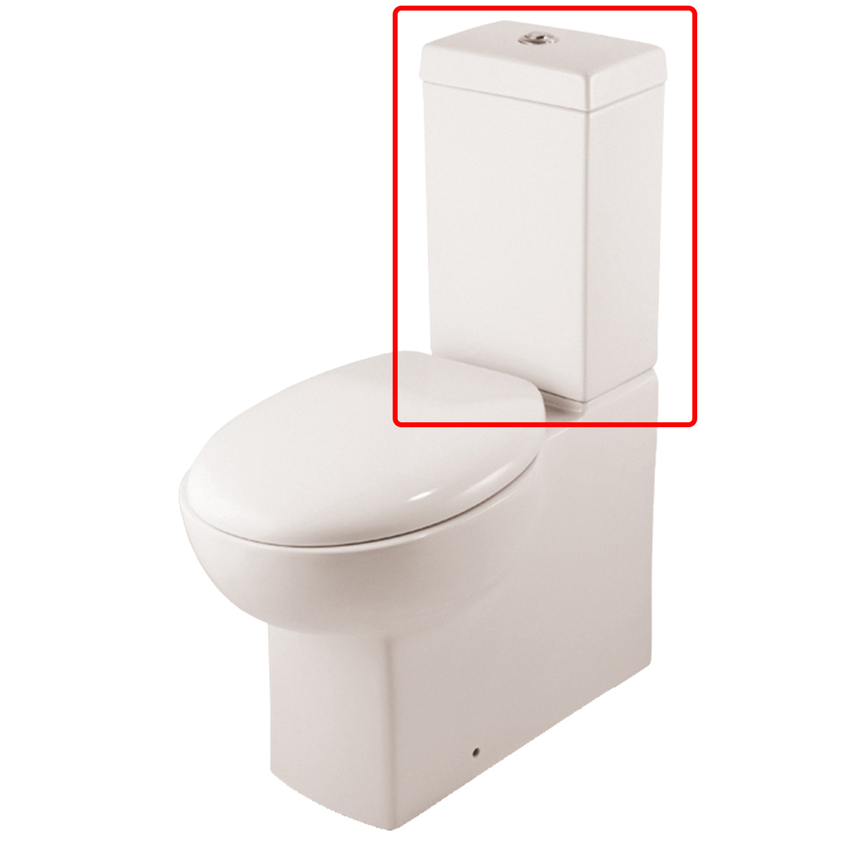 8210015 SHAPE Бачок до компакту 8190015 з малим отвором для кнопки, без зливного механізму (1 сорт)