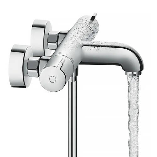Змішувач для ванни Hansgrohe Ecostat 1001 CL 13201000 з термостатом, хром, фото 3