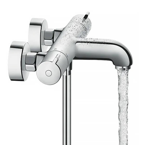 Змішувач для ванни Hansgrohe Ecostat 1001 CL 13201000 з термостатом, хром, фото 3