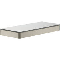 Полка стеклянная Axor Universal Softsquare 42838820 30 см никель матовый, фото №1