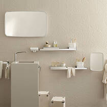 Полка стеклянная Axor Universal Softsquare 42838820 30 см никель матовый, фото №3