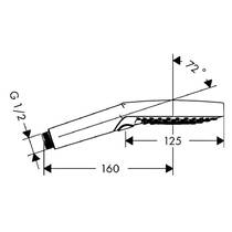 Ручний душ Axor ShowerSolutions 26050000 хром, фото №2