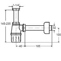 Сифон для раковины колбовый Viega 103927 белый, фото №3