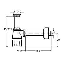 Сифон для раковины колбовый Viega 108694 белый, фото №3