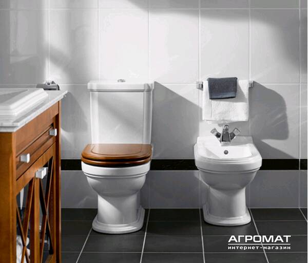 Унітаз-компакт Villeroy&Boch Hommage 666210R1, фото 3
