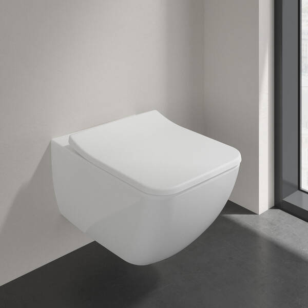 Унітаз підвісний Villeroy&Boch Venticello 4611RS01 із сидінням Soft Close, QuickRelease 9M79S101