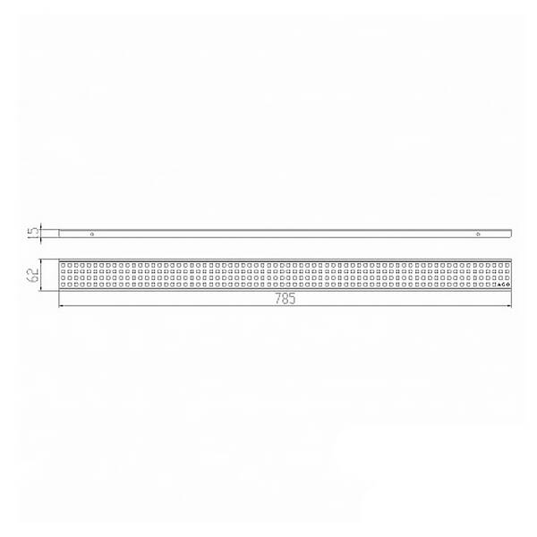 Решітка для душового каналу ACO ShowerDrain C-line 9010.88.69 (408565) 785 мм квадрат, фото 3