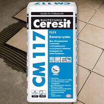 Клей для плитки Ceresit СМ-117 Flex 25кг, фото №1
