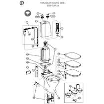 Зливний механізм Gustavsberg GB19299P0102 для унітазів серії Nautic, фото №2