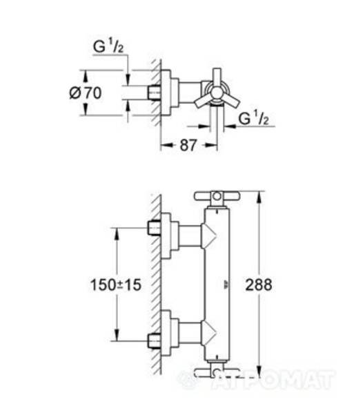 Смеситель для душа Grohe Atrio 26003000, фото 2