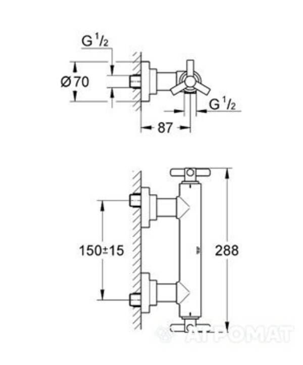 Смеситель для душа Grohe Atrio 26003000, фото 2