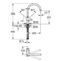 Змішувач для кухні Grohe Minta 32917000 хром, фото №3