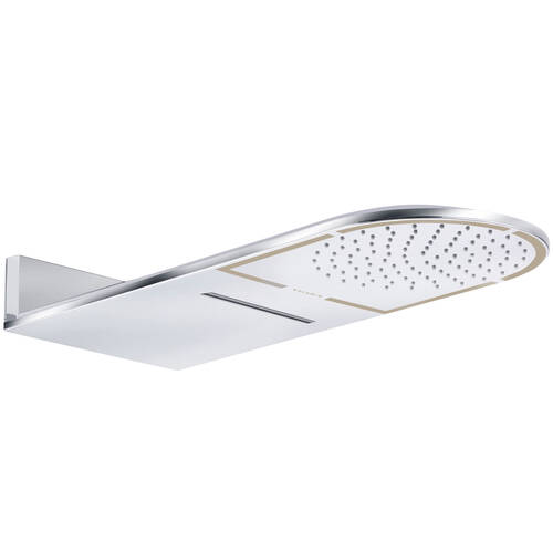 Верхній душ Kludi A-Qa 6488005-00 з настінним тримачем, хром, фото 1