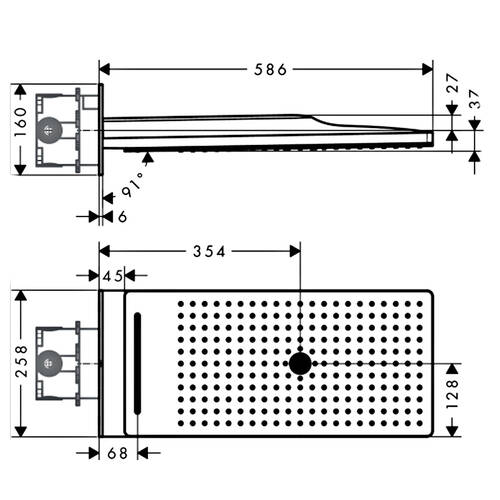 Верхний душ Axor ShowerSolutions 35283000 хром, фото 2