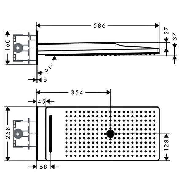 Верхний душ Axor ShowerSolutions 35283000 хром, фото 2