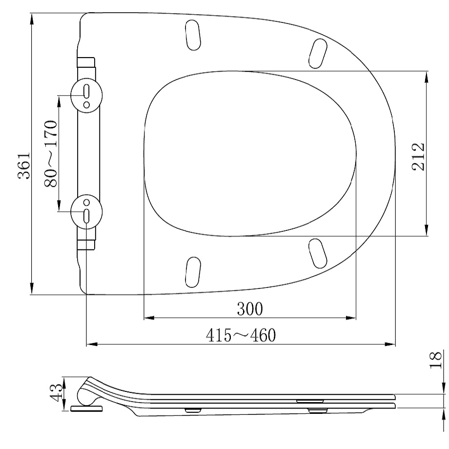 3113121 FRESH Кришка супер-тонка quick-fix soft-close для 3110121/3120121 (1 сорт)