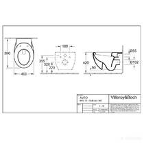 Унітаз підвісний Villeroy&Boch Aveo 661210R1, фото №3
