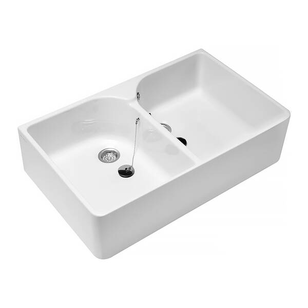 Раковина Villeroy&Boch O. Novo 63310001 80 см подвійна, фото 1