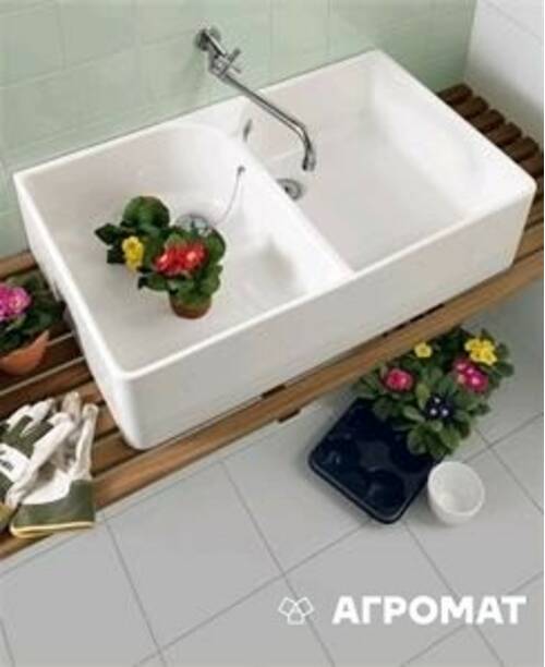 Раковина Villeroy&Boch O. Novo 63310001 80 см подвійна, фото 3