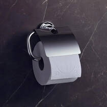 Тримач для туалетного паперу Axor Citterio 41738000 з кришкою хром, фото №3