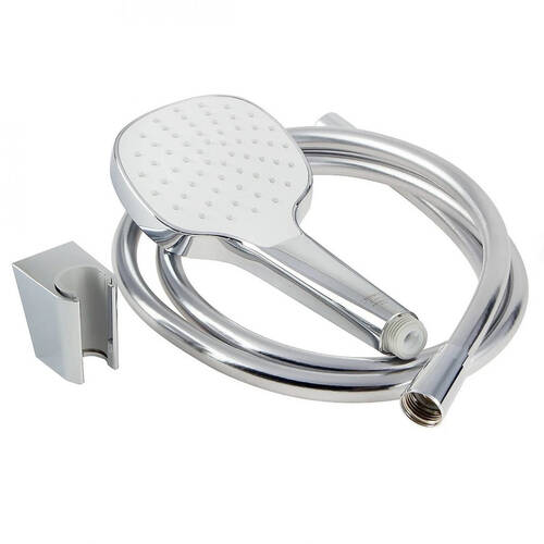Душевой набор Hansgrohe Croma Select E 26412400 хром/белый, фото 3