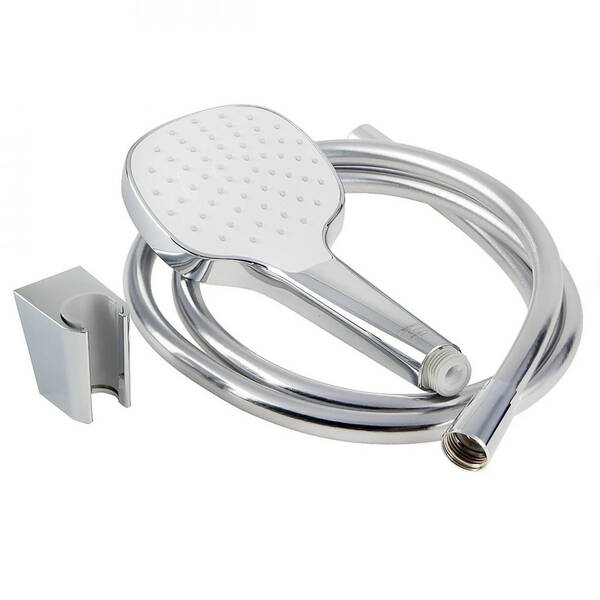 Душевой набор Hansgrohe Croma Select E 26412400 хром/белый, фото 3