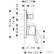 Смеситель скрытого монтажа для ванны/душа Hansgrohe Talis S 32475000, фото 3