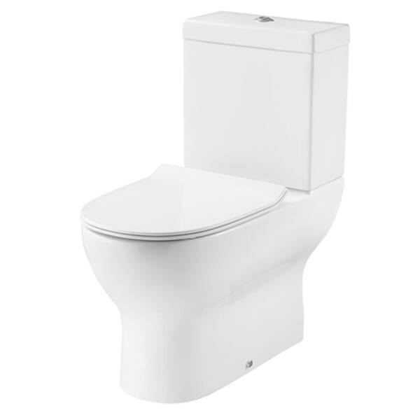 Унітаз-компакт Devit Fresh 3110121 безобідковий із сидінням Slim з дюропласту Soft Close, quick-fix, фото 1