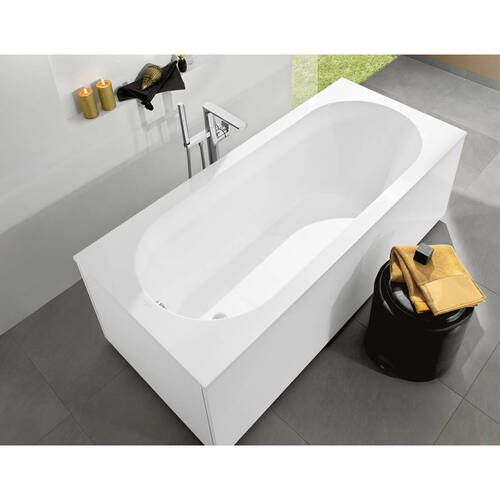 Ванная квариловая Villeroy&Boch Oberon uBQ160OBE2V-01 160х75 см с ножками, фото 4