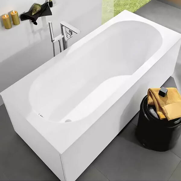Ванна кварилова Villeroy&Boch Oberon uBQ160OBE2V-01 160х75 см з ніжками, фото 5