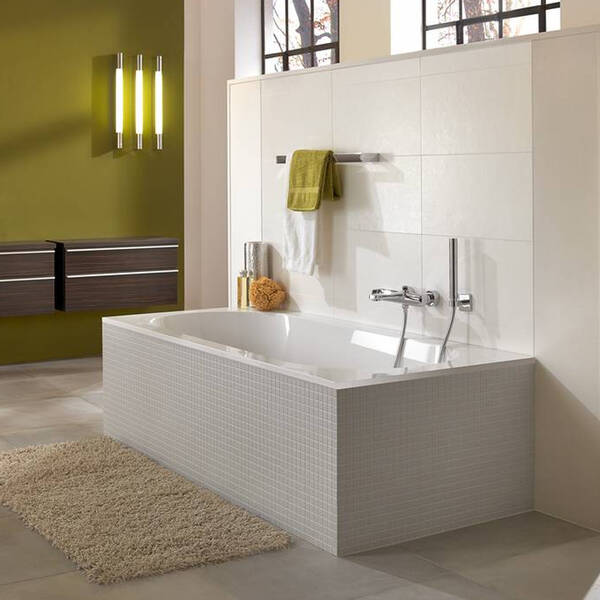 Ванная квариловая Villeroy&Boch Oberon uBQ160OBE2V-01 160х75 см с ножками, фото 5