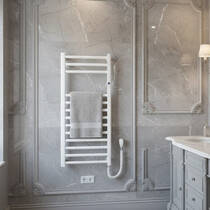 Рушникосушарка електрична Instal Projekt Viking electro VIKE-50/100 530х993 мм білий 175 Вт, фото №1