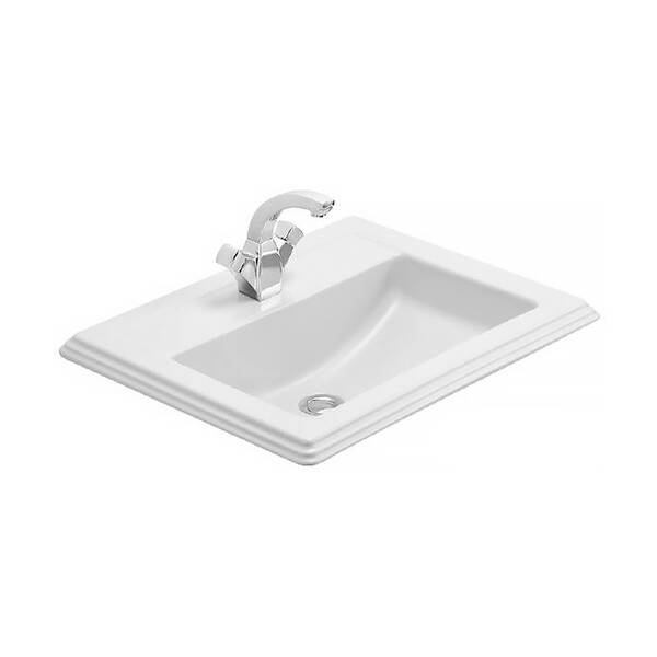 Раковина Villeroy&Boch Hommage 710263R1 63 см врезная в столешницу, фото 1
