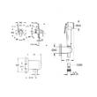 Гігієнічний душ Grohe Bau Flow 12164500 зі змішувачем, фото 2