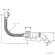 Сифон для ванни Hansgrohe Flexaplus 58141180, фото 2