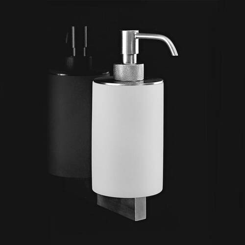 Дозатор для жидкого мыла Antonio Lupi Just14 с держателем белый, фото 2